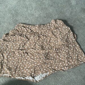 Brown skort in size girls 9/10